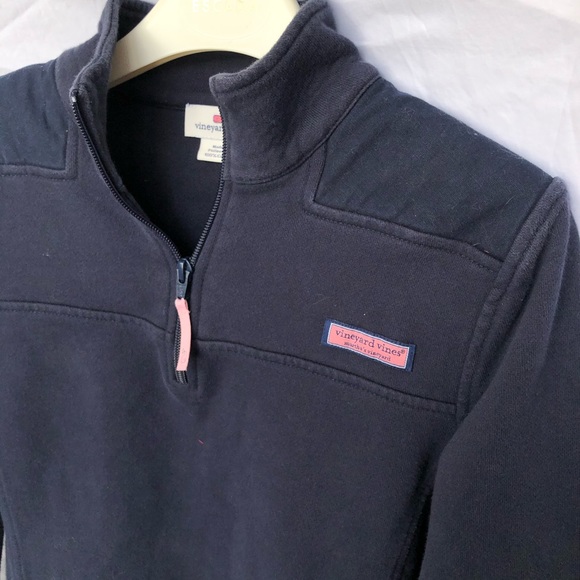 Vineyard Vines Navy Pullover Shep Shirt Size S - Picture 3 of 6